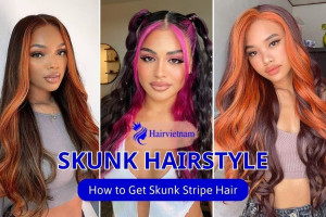 Skunk Hairstyle: How to Get Skunk Stripe Hair